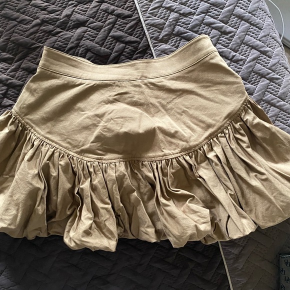 URBAN REVIVO ELASTIC WAIST MINI A-LINE SKIRT - Picture 7 of 7